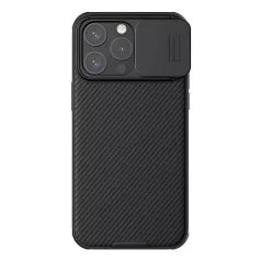   Nillkin CamShield Pro tok iPhone 15 Pro Max készülékhez (fekete)