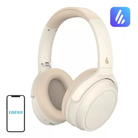 Edifier WH700NB vezeték nélküli fejhallgató, ANC (bézs)
