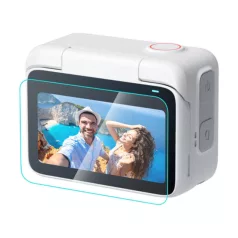   2 az 1-ben Képernyő és lencse edzett üveg fólia PULUZ Insta360 GO 3/3S (átlátszó)