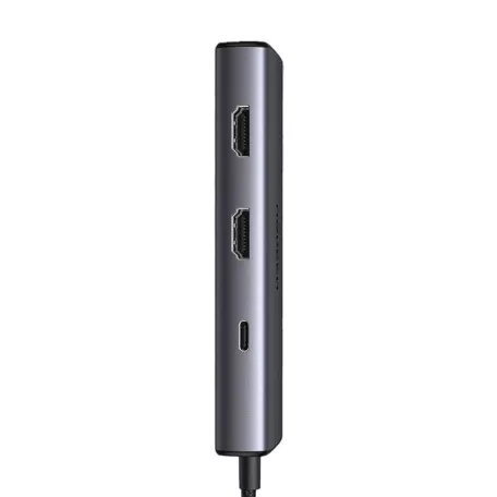 UGREEN CM498 6 az 1-ben adapter USB-C - 2x USB-A 3.0, USB-C 3.0, 2xHDMI, PD