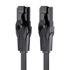 Lapos UTP hálózati kábel Cat. 6 Vention IBABG RJ45 Ethernet 1000Mbps 1.5m, fekete