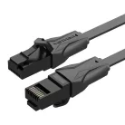 Lapos UTP hálózati kábel Cat. 6 Vention IBABG RJ45 Ethernet 1000Mbps 1.5m, fekete