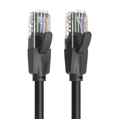 Kabel sieciowy UTP CAT6 Vention IBEBH RJ45 Ethernet 1000Mbps 2m czarny