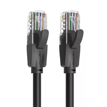 UTP CAT6 hálózati kábel Vention IBEBL RJ45 Ethernet 1000Mbps 10m fekete