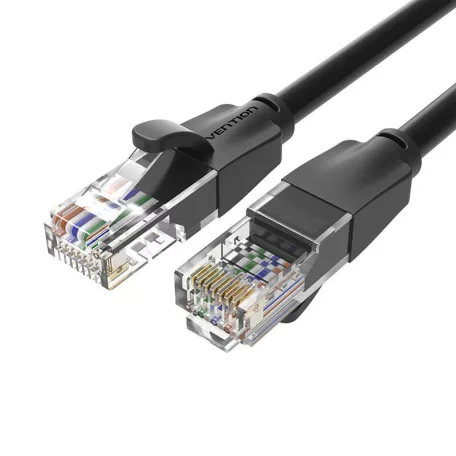 UTP CAT6 hálózati kábel Vention IBEBL RJ45 Ethernet 1000Mbps 10m fekete