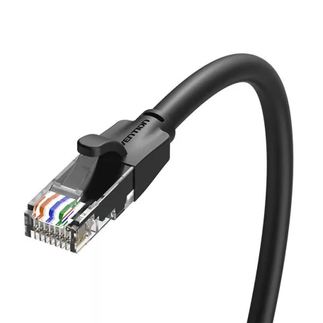 UTP CAT6 hálózati kábel Vention IBEBL RJ45 Ethernet 1000Mbps 10m fekete