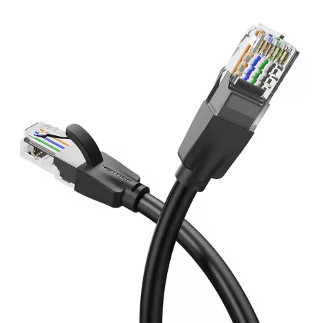 UTP CAT6 hálózati kábel Vention IBEBL RJ45 Ethernet 1000Mbps 10m fekete