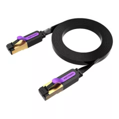   Flat Network Cable UTP CAT7 Vention ICABH RJ45 Ethernet 10Gbps 2m Black