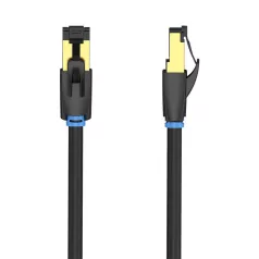   Hálózati kábel CAT8 SFTP Vention IKABF RJ45 Ethernet 40Gbps 1m fekete