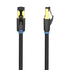   Hálózati kábel CAT8 SFTP Vention IKABN RJ45 Ethernet 40Gbps 15m fekete