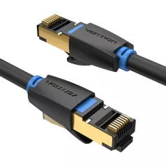   Hálózati kábel CAT8 SFTP Vention IKABN RJ45 Ethernet 40Gbps 15m fekete