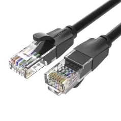   UTP CAT6 hálózati kábel Vention IBEBQ RJ45 Ethernet 1000Mbps 20m fekete
