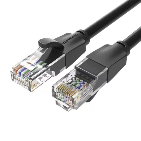 UTP CAT6 hálózati kábel Vention IBEBQ RJ45 Ethernet 1000Mbps 20m fekete