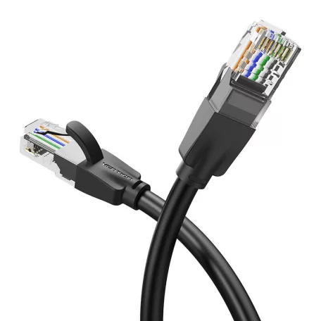 UTP CAT6 hálózati kábel Vention IBEBQ RJ45 Ethernet 1000Mbps 20m fekete