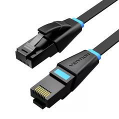   Lapos hálózati kábel UTP CAT6 Vention IBJBS RJ45 Ethernet 1000Mbps 25m fekete
