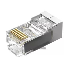   Moduláris RJ45 CAT.5E FTP csatlakozó Vention IDAR0-10 átlátszó 10 db.