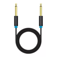 Audio Cable TS 6.35mm Vention BAABF 1m (black)