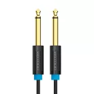 Audio Cable TS 6.35mm Vention BAABF 1m (black)