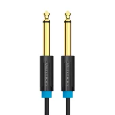 Audio Cable TS 6.35mm Vention BAABF 1m (black)