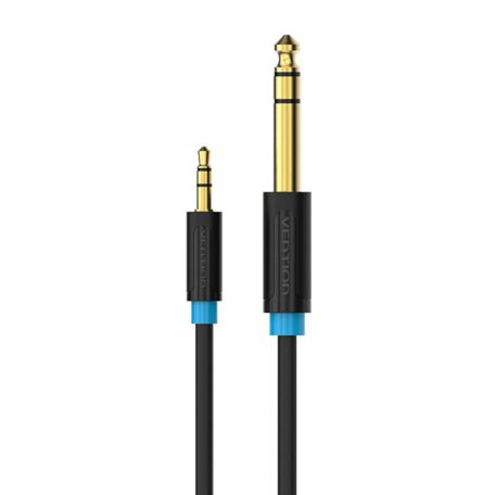 Audio Cable TRS 3.5mm to 6.35mm Vention BABBI 3m, Black