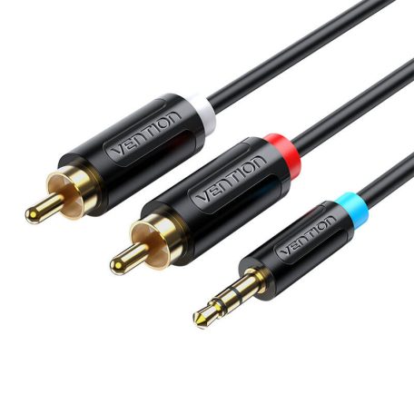 Cable Audio 3.5mm to 2x RCA Vention BCLBH 2m Black