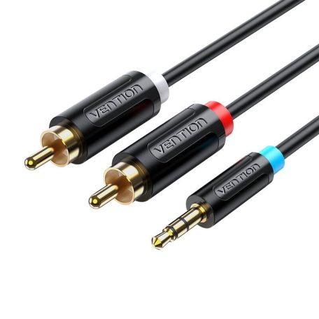 Cable Audio Adapter 3.5mm Male to 2x Male RCA Vention BCLBK 8m Black
