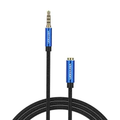   Kábel Audio TRRS 3.5mm férfi 3.5mm női Vention BHCLI 3m kék