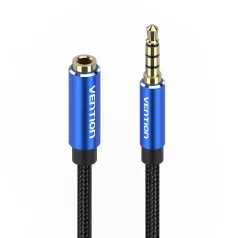   Kábel Audio TRRS 3.5mm férfi 3.5mm női Vention BHCLI 3m kék