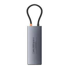  Baseus Adapter Hub 10 az 1-ben USB-C - 2x HDMI, USB-C, 3xUSB-A, RJ45, SD/TF, PD (szürke)