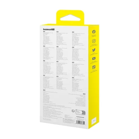 Baseus Adapter Hub 10 az 1-ben USB-C - 2x HDMI, USB-C, 3xUSB-A, RJ45, SD/TF, PD (szürke)