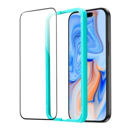 ESR edzett üveg iPhone 15 készülékhez 1db. (átlátszó)