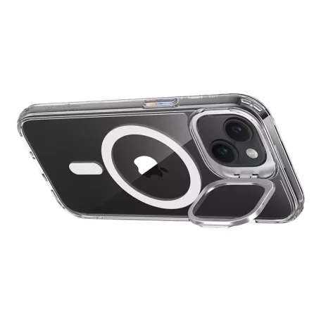 ESR Classic hibrid tok állvánnyal iPhone 15 készülékhez, Magsafe (átlátszó)