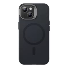   Case ESR Cloud Soft with Kickstand for iPhone 15, Magsafe (black)