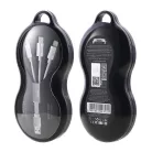 Remax Kerolla 3in1 USB kábel, 1m (fehér)