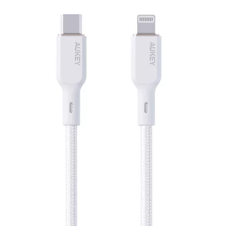 Aukey CB-NCL2 USB-C Lightning kábel 1.8m (fehér)
