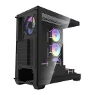 Darkflash DS900 számítógépház (fekete) + 7 ARGB ventilátor