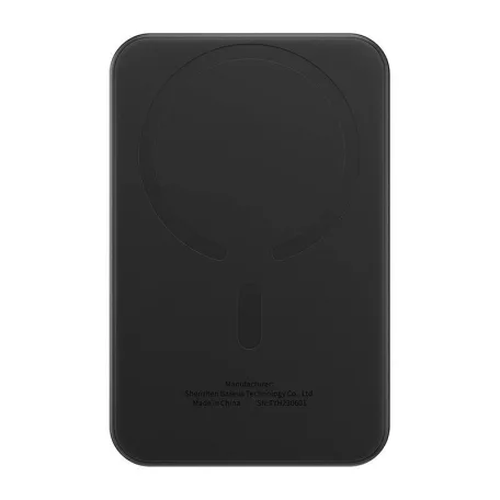 Baseus Mágneses Mini Powerbank, 5000mAh, USB-C 20W (fekete)