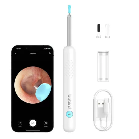 Bebird R1 intelligens, vizuális fültisztító pálca (fehér)