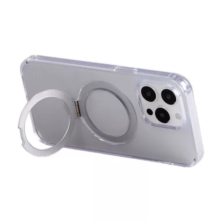 Mágneses védőtok fogantyúval Joyroom JR-BP004 iPhone 15 Pro Max készülékhez (átlátszó)