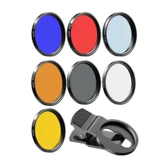   APEXEL APL-52UV-7F 52mm 7in1 mobil szűrőobjektív készlet APEXEL APL-52UV-7F 52mm 7in1