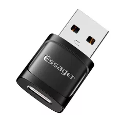 Essager USB-C-USB 3.0 OTG adapter (fekete)