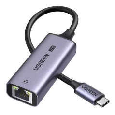 UGREEN CM648 Ethernet adapter, USB-C–RJ45, 2,5 G (fekete)
