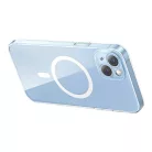 Baseus Crystal sorozatú mágneses tok iPhone 14 Plus készülékhez + edzett üveg