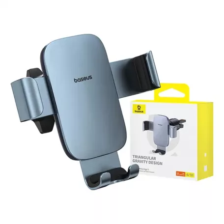 Gravity car mount Baseus Metal Age 3 for ventilation grille (grey)