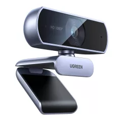UGREEN 15728 USB webkamera mikrofonnal (ezüst)