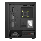 Darkflash DK360 számítógépház + 3 ARGB ventilátor (fekete)