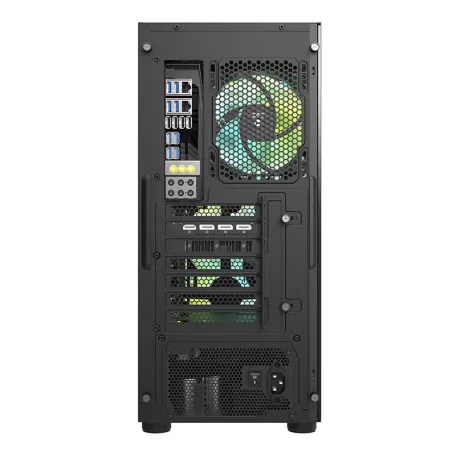 Darkflash DK360 számítógépház + 3 ARGB ventilátor (fekete)