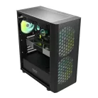 Darkflash DK360 számítógépház + 3 ARGB ventilátor (fekete)