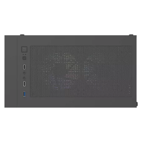 Aigo E330M computer case + 4 argb fans (black)