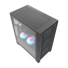 Darkflash DRX70 Mesh számítógépház + 4 RGB ventilátor (fekete)